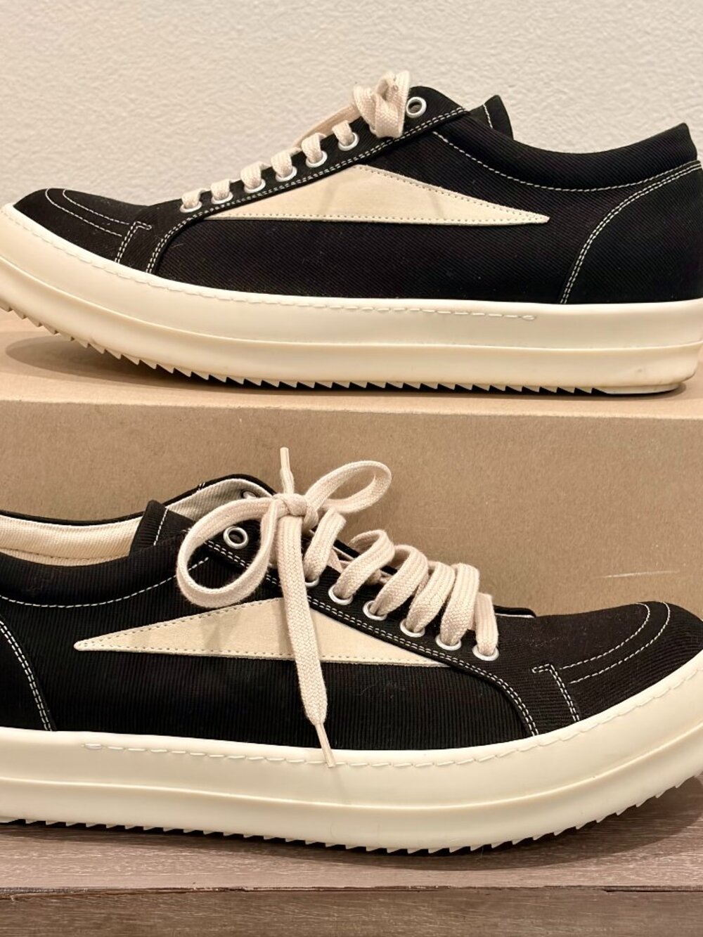 Rick Owens DRKSHDW Denim Vintage Low Sneaker